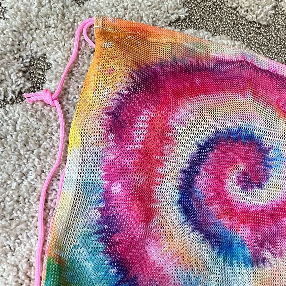 TIE DYE Drawstring Ventillated Packable Backpack